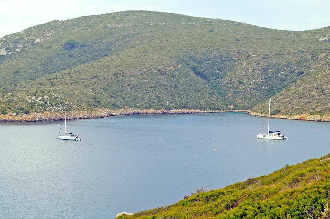 Follia au mouillage dans une baie de l'Islas de Cabbrera