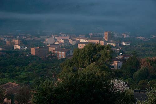 Vue depuis une finca à Majorque